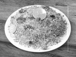Soya Chaap Tikka Biryani