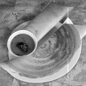 Butter masala dosa