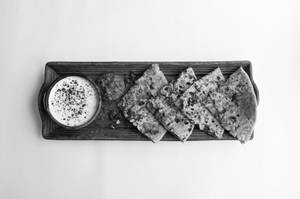 Pyaz Paratha With Curd  1Pc