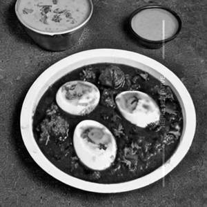 Egg Mutton Tadka