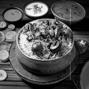 Mushroom Biryani    