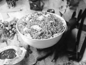 Schezwan Egg Chicken Fried Rice