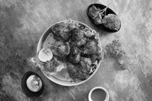 Chicken Ghee Roast + Roti Combo