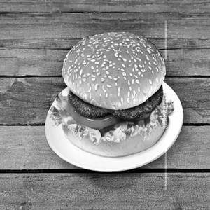 Crispy veg burger