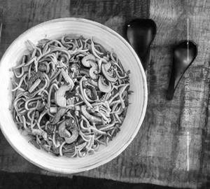 Mushroom Baby Corn Noodles