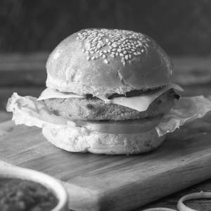 Schezwan Cheese Burger
