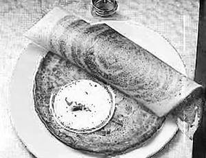Butter Paneer Onion Fry Sada Dosa