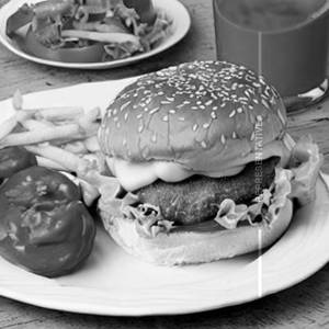 Chicken Stuffed Burger