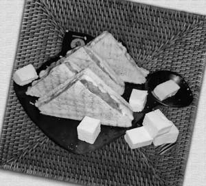 Paneer special sandwich