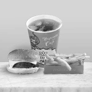 Choice Of  Burger + Choice Of Ice Tea + French Fries