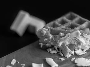 White Forest Waffle