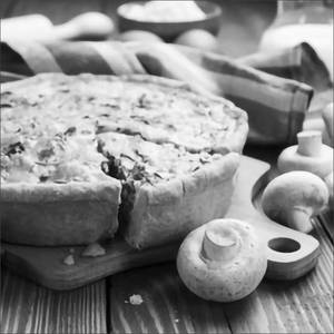 Chicken and Mushroom Quiche [200 grams]