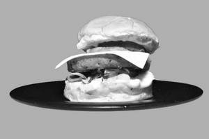 Cheese Aloo Tikki Burger