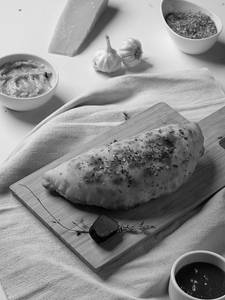 Mushroom Truffle Garlic Bread
