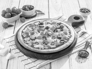 Jain Five Pepper Fiesta Pizza
