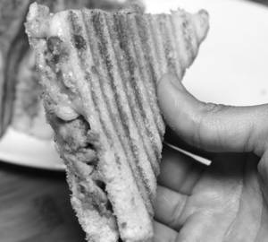 Mushroom & corn Sandvich