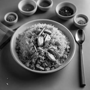 Garlic Chicken Fried Rice