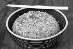 Vegetable Burnt Garlic Rice