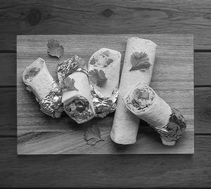 Mushroom Tikka Roll