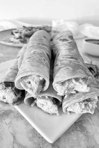 Kali Mirch Chicken Roll