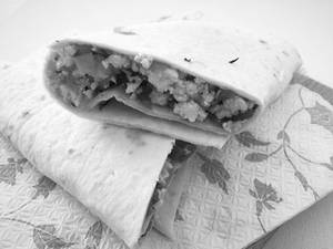 Paneer Bhurji Wrap