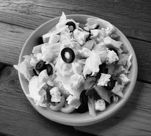 Greek Salad with feta cheese  