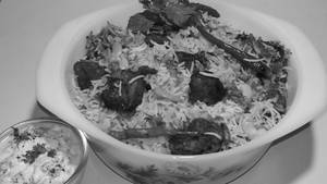 Mutton Biryani With Kaadai 65