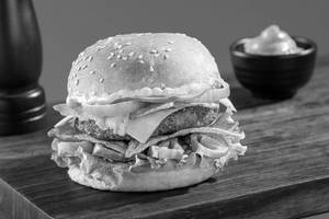 Veg Nacho Salsa Burger