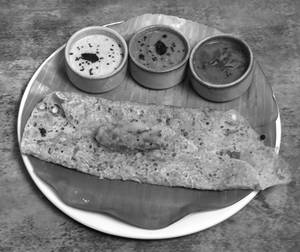 Onion rava masala dosai