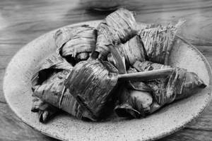 Chicken Wrapped In Pandan Leaf
