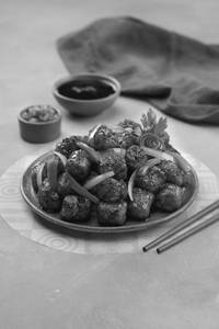 Manchurian Potato - Mini