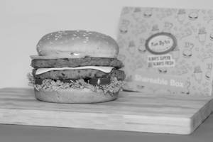 Double Chicken Grilled Patty Burger