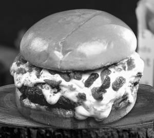 Chicken tikka burger