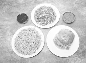 Omelette + Rice Bhurji + Green Pulao Combo
