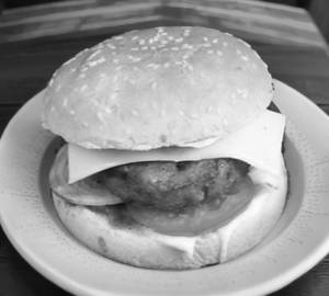 Aloo Tikki Cheese Burger