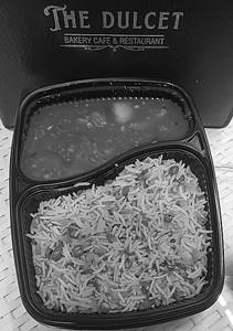 Chilli Mushroom With Fried Rice