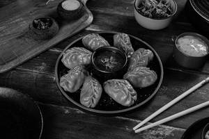 Mushroom & Cheese Steam Momo