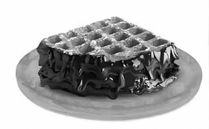 Belgian Dark Chocolate Waffle