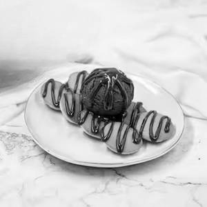 Ice Cream & Fudge Mini Pancake - Chocolate