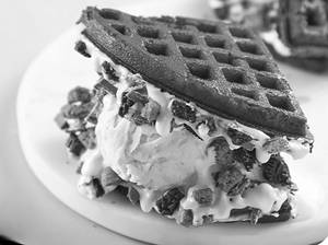Triple Cookie Waffle