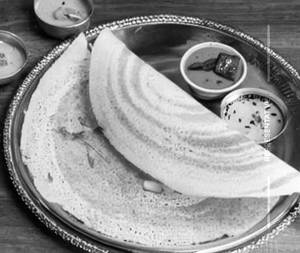 Sweet Corn Butter Masala Dosa