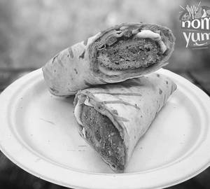 Chicken and egg wrap and roll