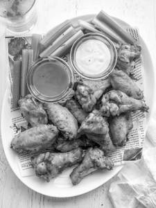 Chicken spicy wings dry