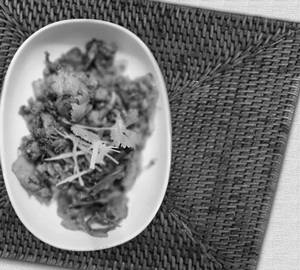 Pork Dry Fry With Bamboo Shoot