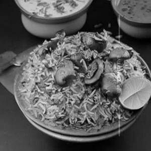 Mushroom Biriyani