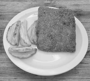 Fish and chips bhetki [1 piece]