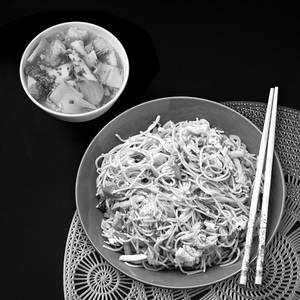 Egg Chilli Garlic Noodle Combo