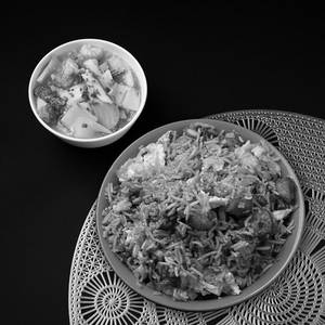 Schezwan Chicken Rice Combo