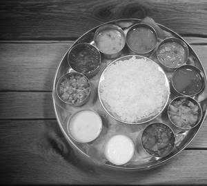 South indian thali meals