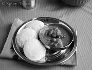 Idli ( 3 Nos ) & Mutton Curry